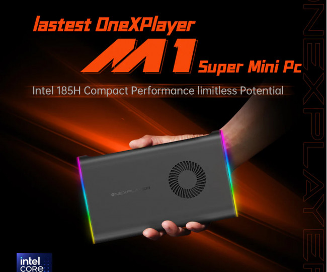 Мини-компьютер - OneXPlayer M1 -  Mini PC with intel Core Ultra 9 185H+512GB